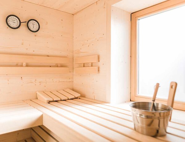 Eigene Sauna in der Suite im Bayerischen Wald